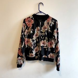Sanctuary Floral Bomber Jacket